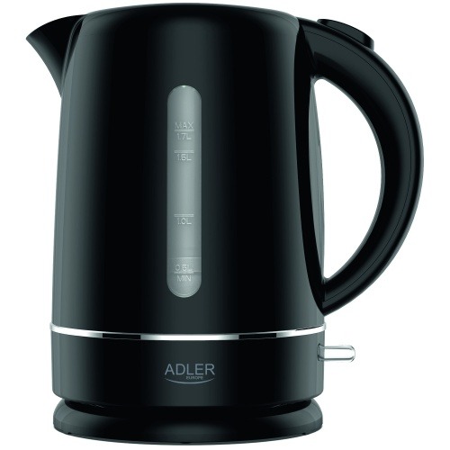 Adler, czajnik elektryczny z filtrem, czarny, 1,7l