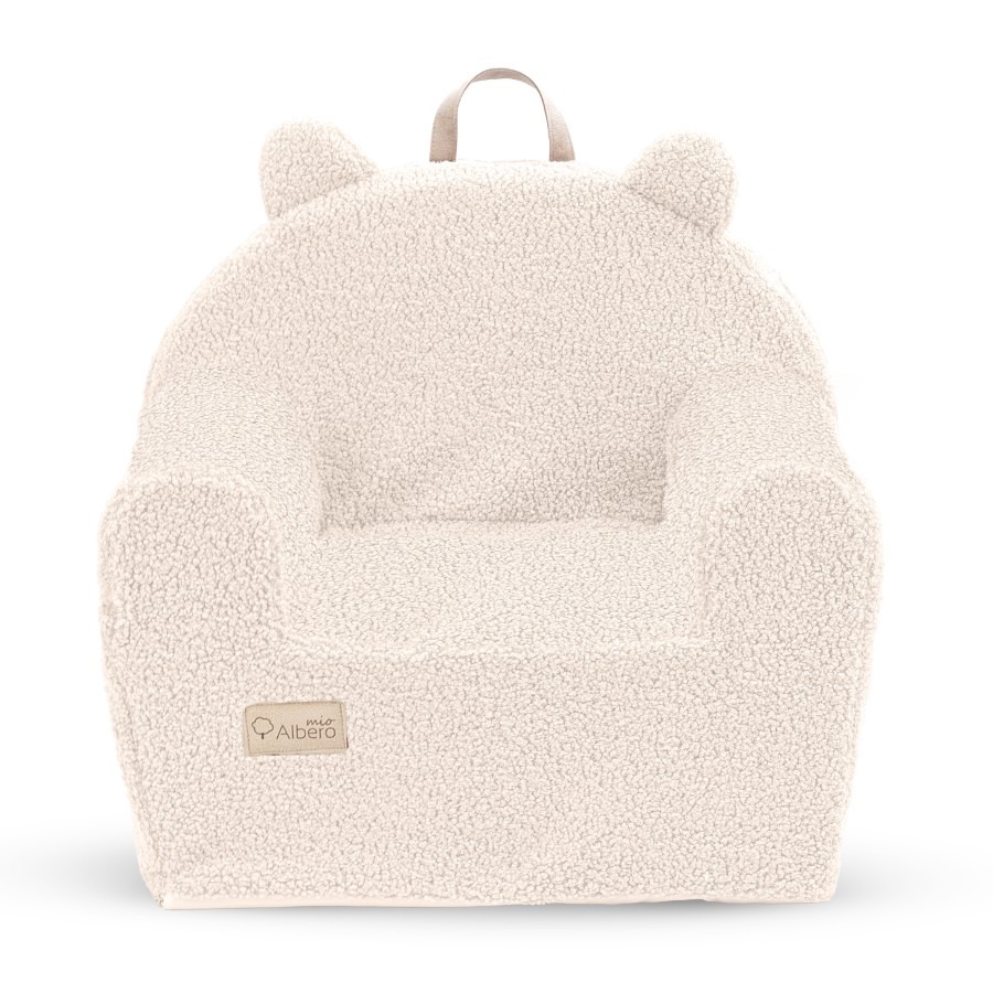 Albero Mio, Cotton Muślin & Boucle, fotelik piankowy, wanilia