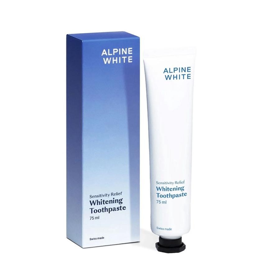 Alpine White, Whitening Toothpaste Sensitivity Relief, wybielająca pasta do zębów łagodząca nadwrażliwość, 75 ml