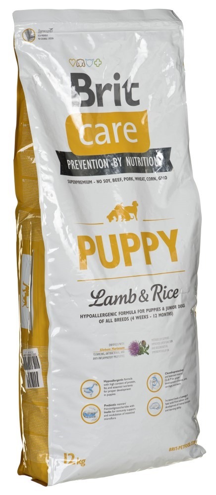 Brit care puppy lamb & hot sale rice 12kg