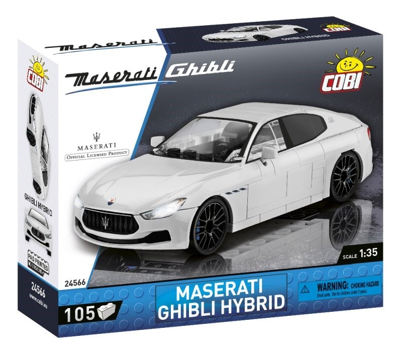 Cars, pojazd, Maserati Ghibli Hybrid, 105 klocków