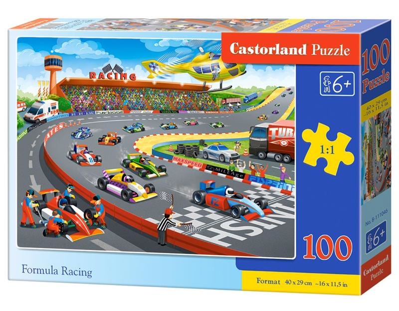 Castorland, Formula racing, puzzle, 100 elementów