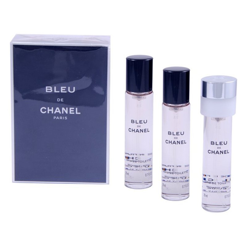 Chanel, Bleu de Chanel, Zestaw podróżny, Woda toaletowa, 3x20 ml