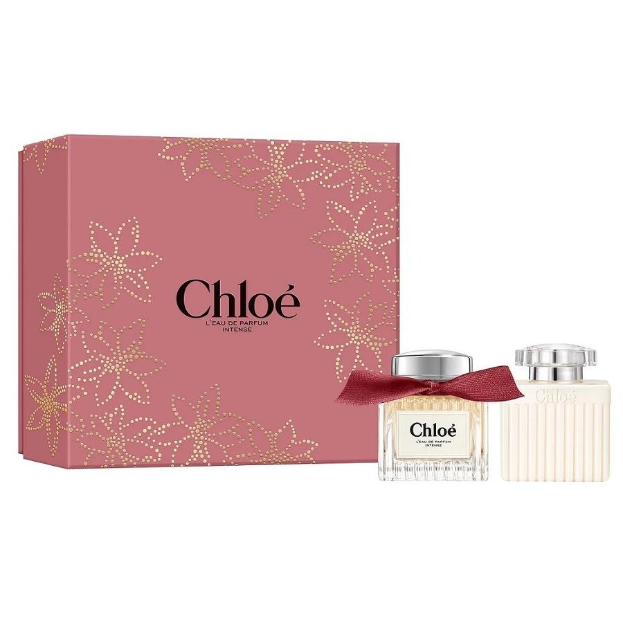 Chloe, L'Eau de Parfum Intense, zestaw: woda perfumowana, spray, 50 ml + balsam do ciała, 100 ml