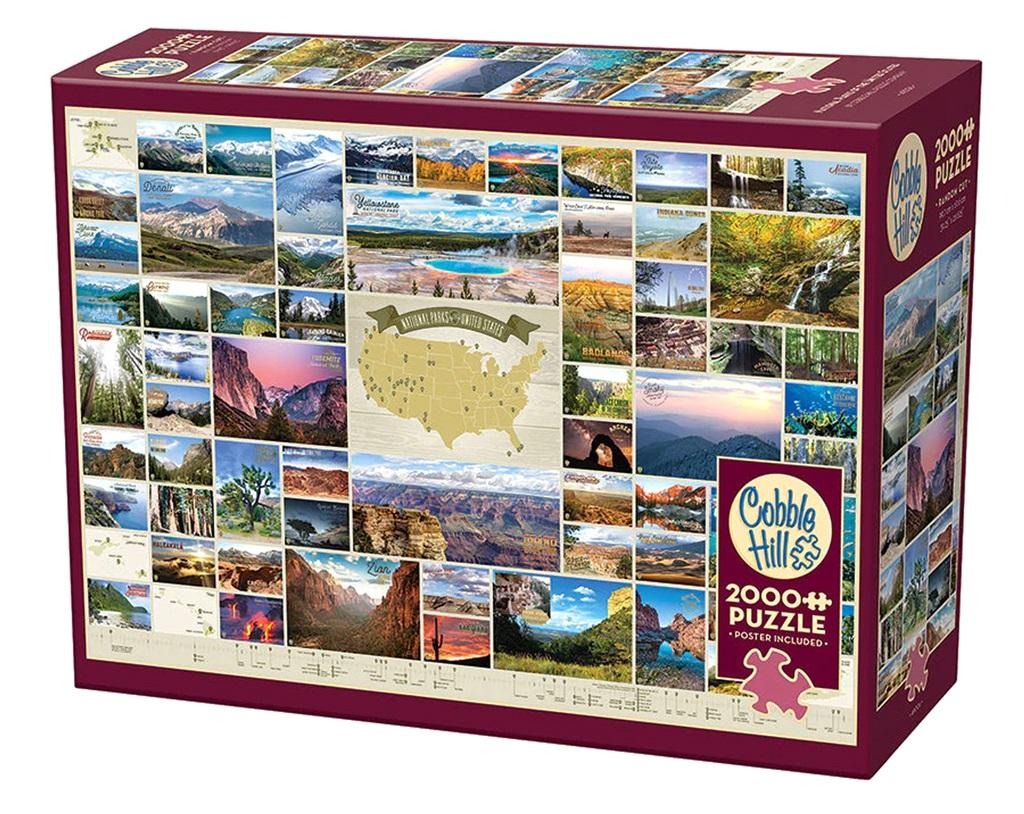 Cobble Hill, Parki narodowe w Stanach Zjednoczonych, puzzle, 2000 elementów