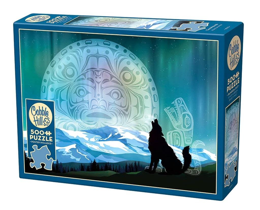 Cobble Hill, Samotny wilk, puzzle, 500 elementów