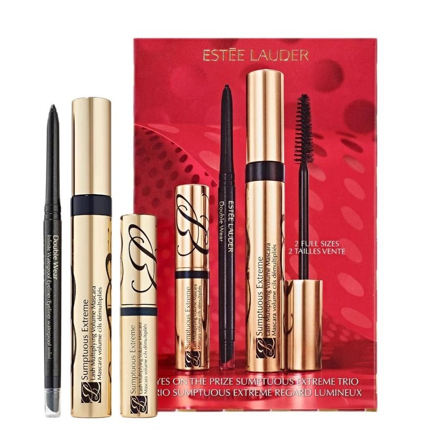 Estee Lauder, Eyes On The Prize, Sumptuous Extreme Trio, zestaw: tusz do rzęs, 8 ml + tusz do rzęs, 2,8 ml + wodoodporny eyeliner, 1,2g