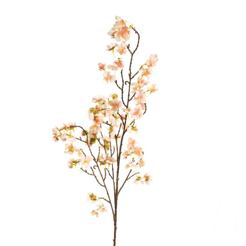 Eurofirany, kwiat Natu, długość 1cm, długość z kwiatami 50 cm, średnica kwiat 3 cm, jasnoróżowy