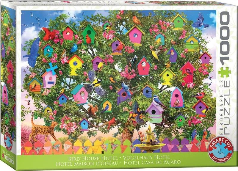 Eurographics, Bird House Hotel by Olena, puzzle, 1000 elementów