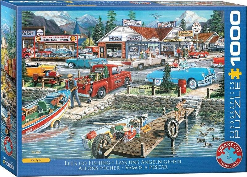 Eurographics, Let's Go Fishing by Ken Zylla, puzzle, 1000 elementów