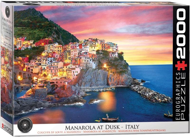 Eurographics, Manarola At Dusk Italy, puzzle, 2000 elementów
