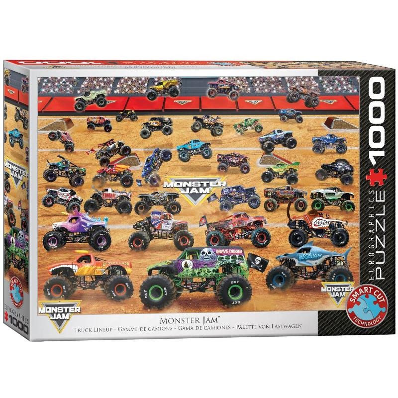Eurographics, Monster Jam, Truck Lineup, puzzle, 1000 elementów