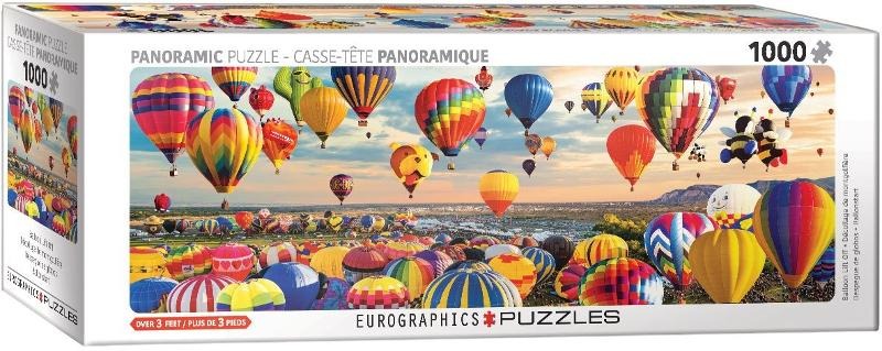Eurographics, Panorama Balloon Lift Off, puzzle, 1000 elementów