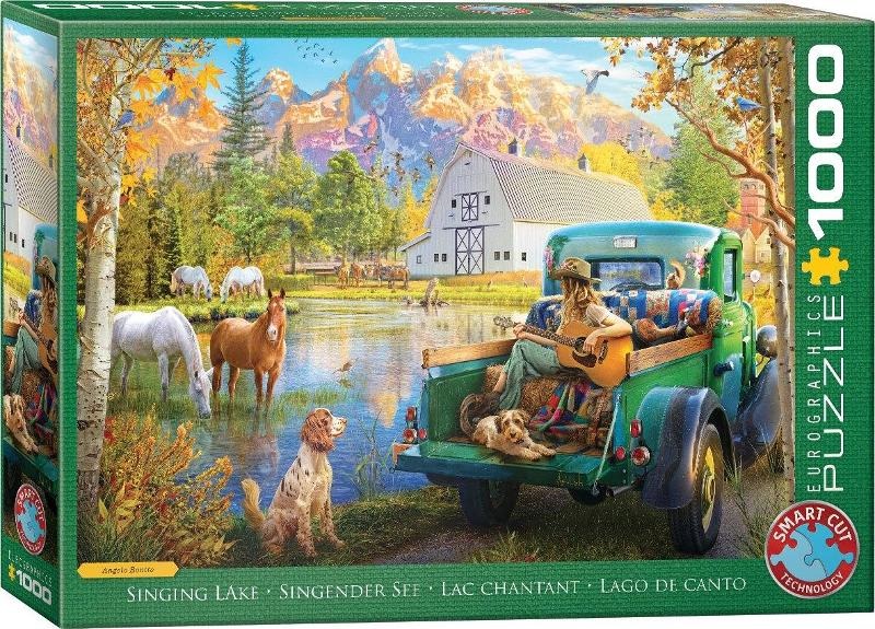Eurographics, Singing Lake by Angelo Bonito, puzzle, 1000 elementów