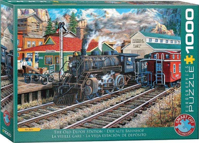 Eurographics, The Old Depot Station by Ken Zylla, puzzle, 1000 elementów