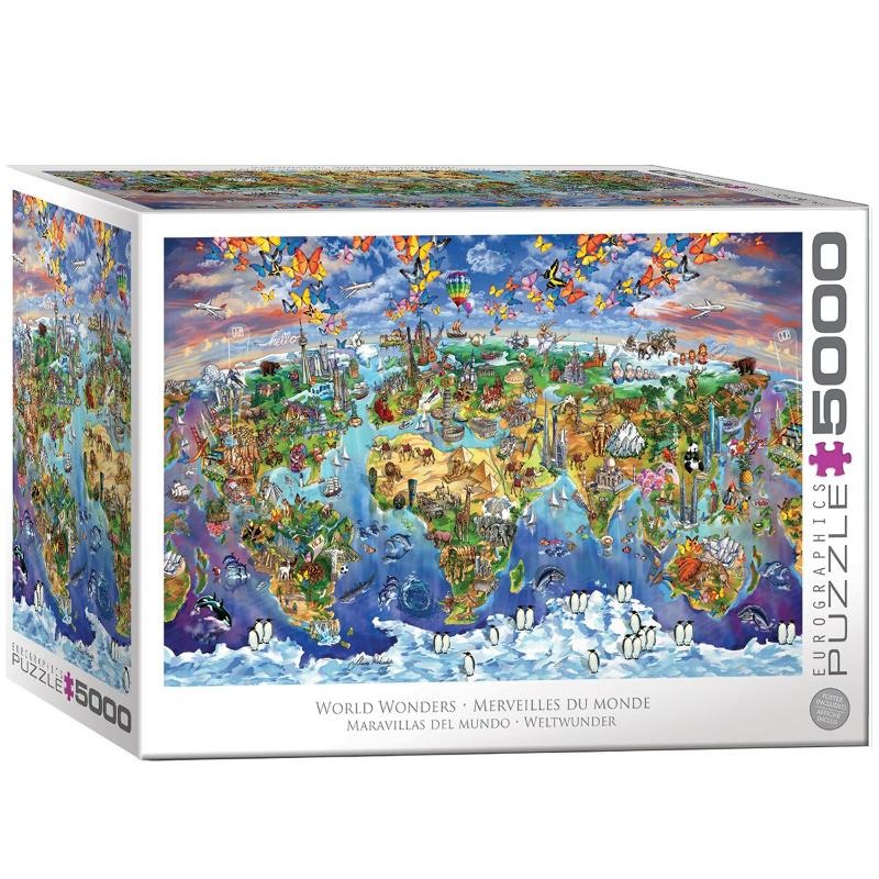 Eurographics, World Wonders, puzzle, 5000 elementów