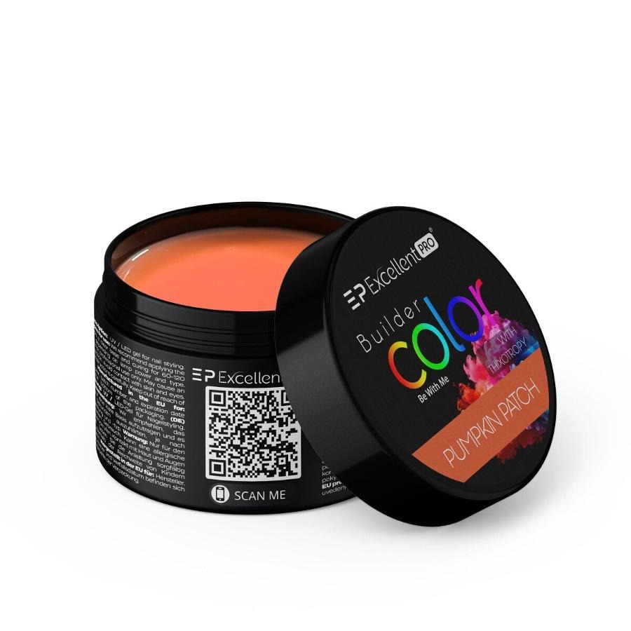 Excellent PRO, Builder Color With Thixotropy, żel budujący, Pumpkin Patch, 15g