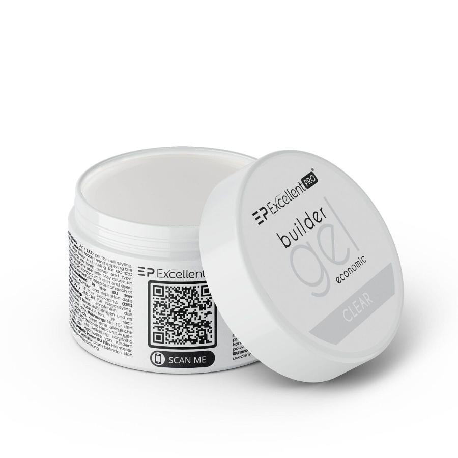 Excellent PRO, Builder Gel Economic, żel budujący, Clear, 50g