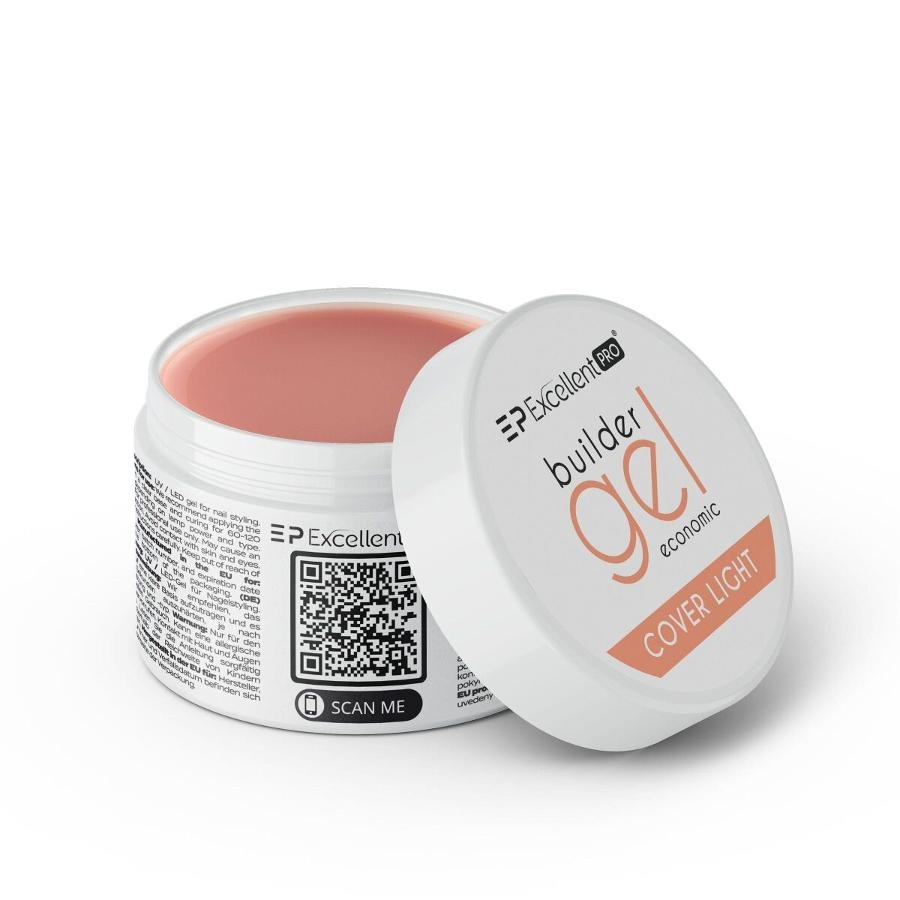 Excellent PRO, Builder Gel Economic, żel budujący, Cover Light, 50g