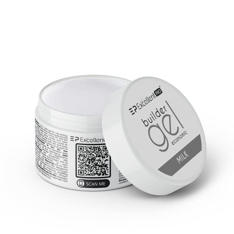 Excellent PRO, Builder Gel Economic, żel budujący, Milk, 15g