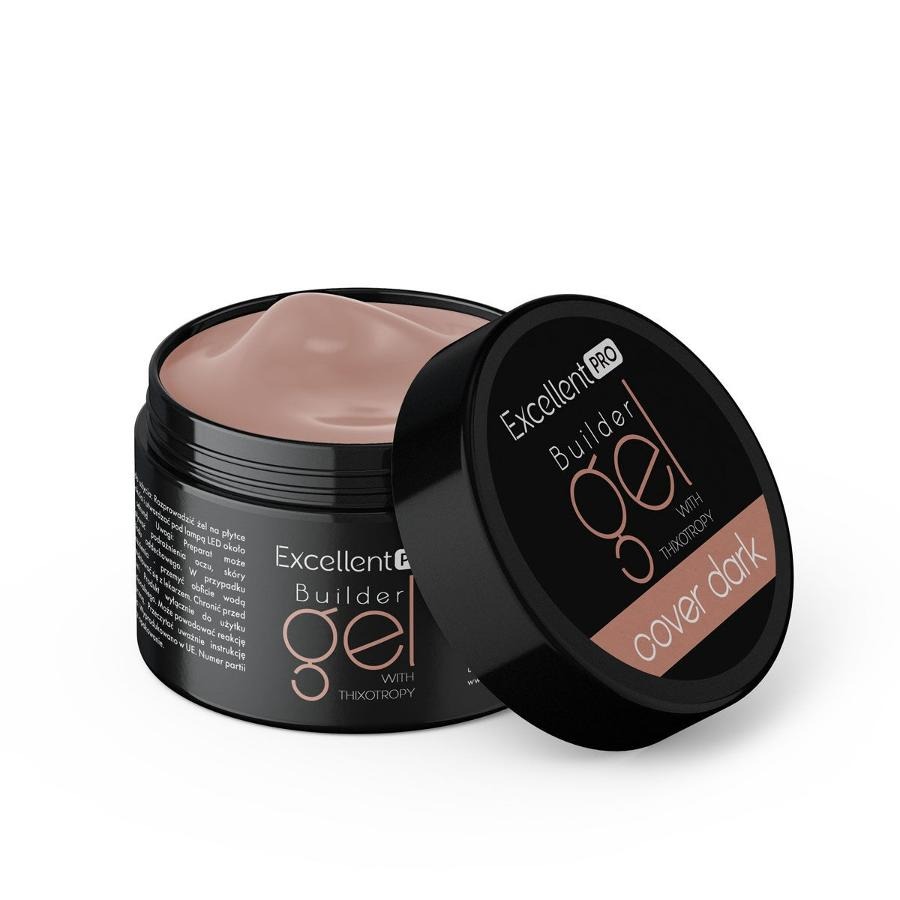 Excellent PRO, Builder Gel With Thixotropy, żel budujący, Cover Dark, 50g