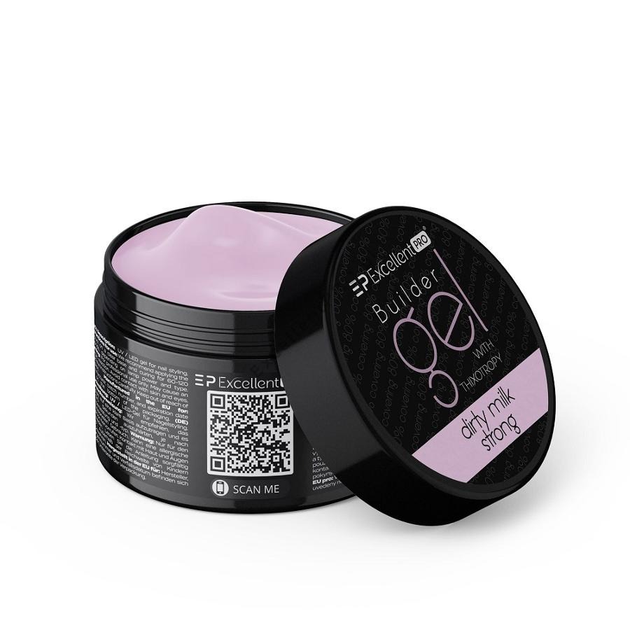 Excellent PRO, Builder Gel With Thixotropy, żel budujący, Dirty Milk Strong, 50g