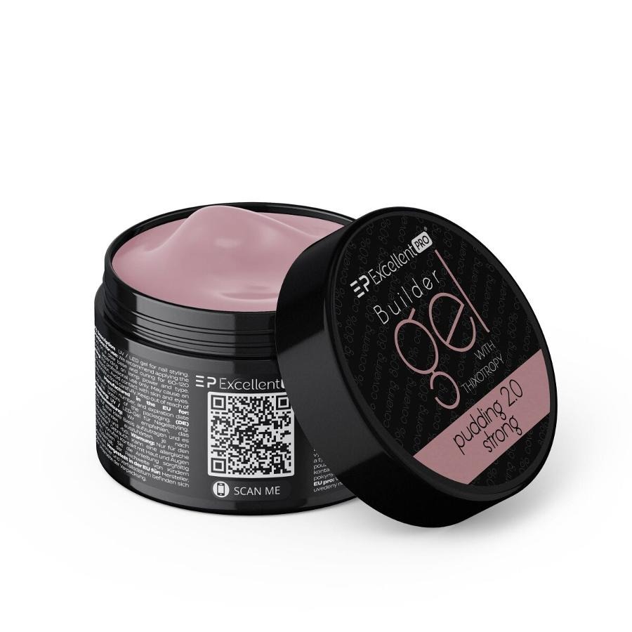 Excellent PRO, Builder Gel With Thixotropy, żel budujący, Pudding 2.0 Strong, 50g
