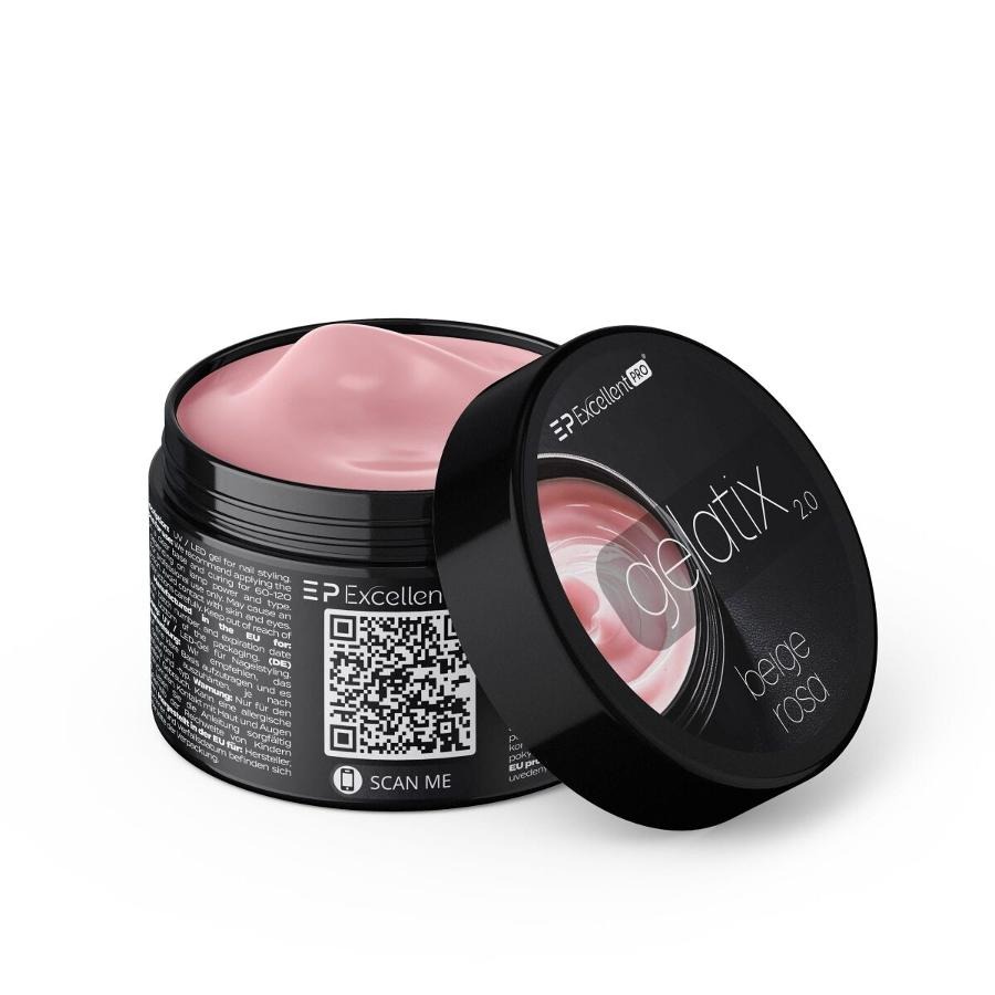 Excellent PRO, Gelatix 2.0, żel budujący, Beige Rosa, 15g