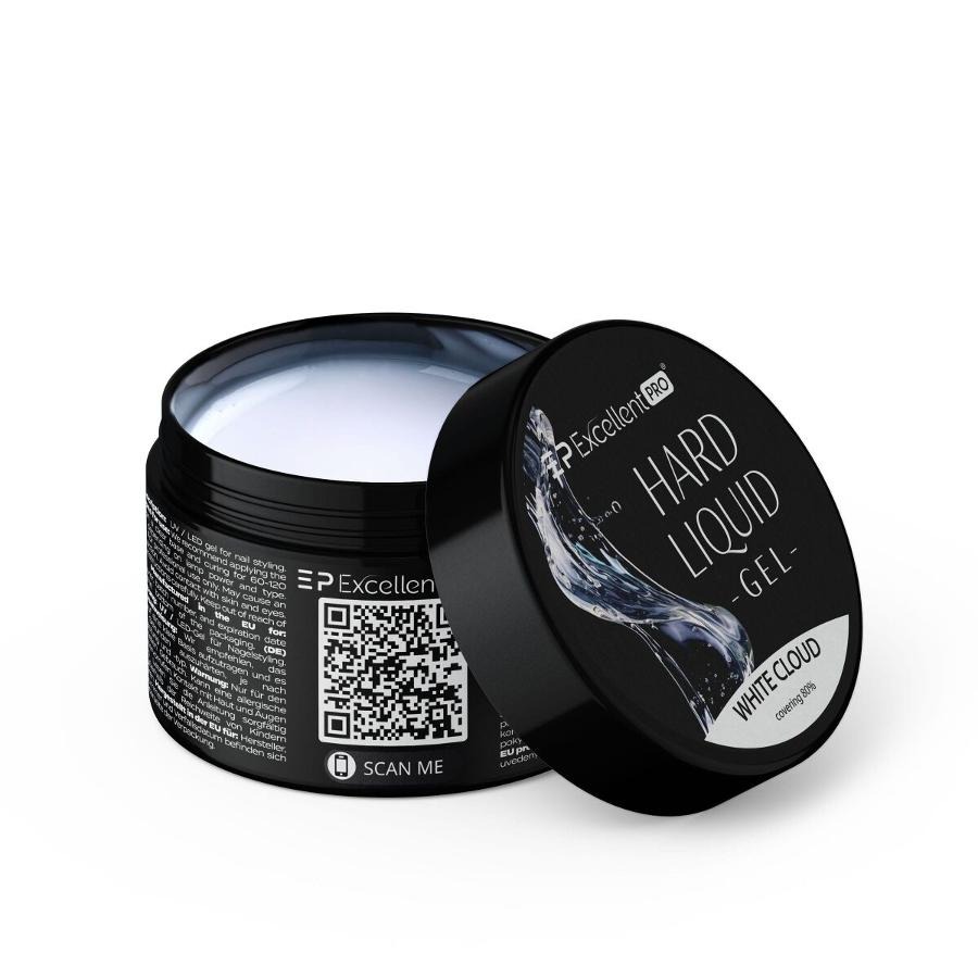 Excellent PRO, Hard Liquid Gel, żel budujący, White Cloud, 15g