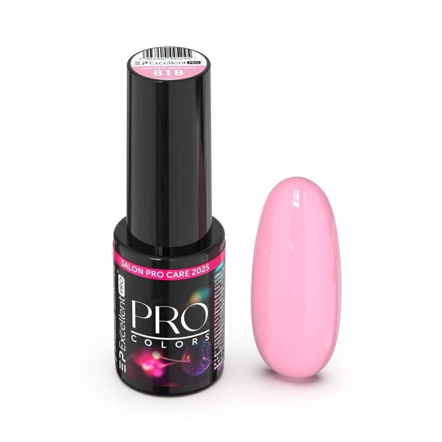 Excellent PRO, Pro Color Limited, lakier hybrydowy, 818, 7g