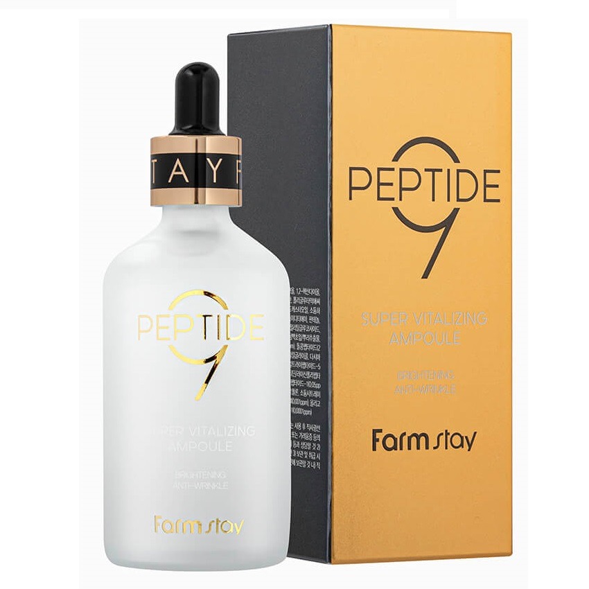 FarmStay, Peptide9 Super Vitalizing Ampoule, witalizująca ampułka do twarzy, 100 ml