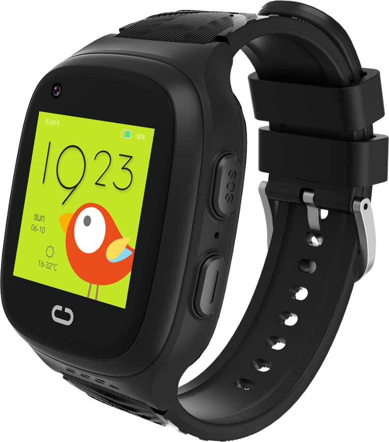 Garett Kids, Rock 4G RT, smartwatch, czarny