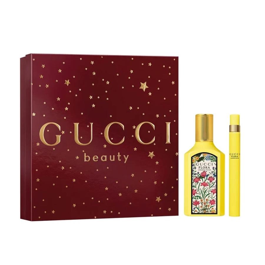 Gucci, Flora Gorgeous Orchid, zestaw: woda perfumowana, spray, 50 ml + woda perfumowana, spray, 10 ml