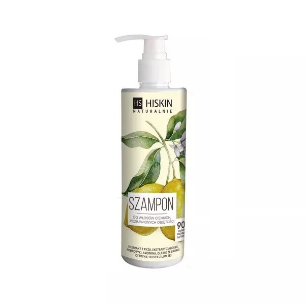 HiSkin, Naturalnie, szampon do włosów cienkich i pozbawionych objętości, 300 ml