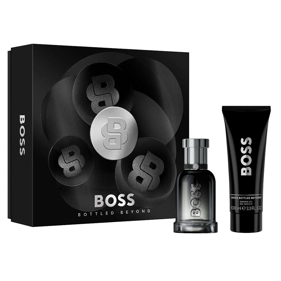 Hugo Boss, Boss Bottled Beyond, zestaw, woda perfumowana, spray, 50 ml + żel pod prysznic, 100 ml