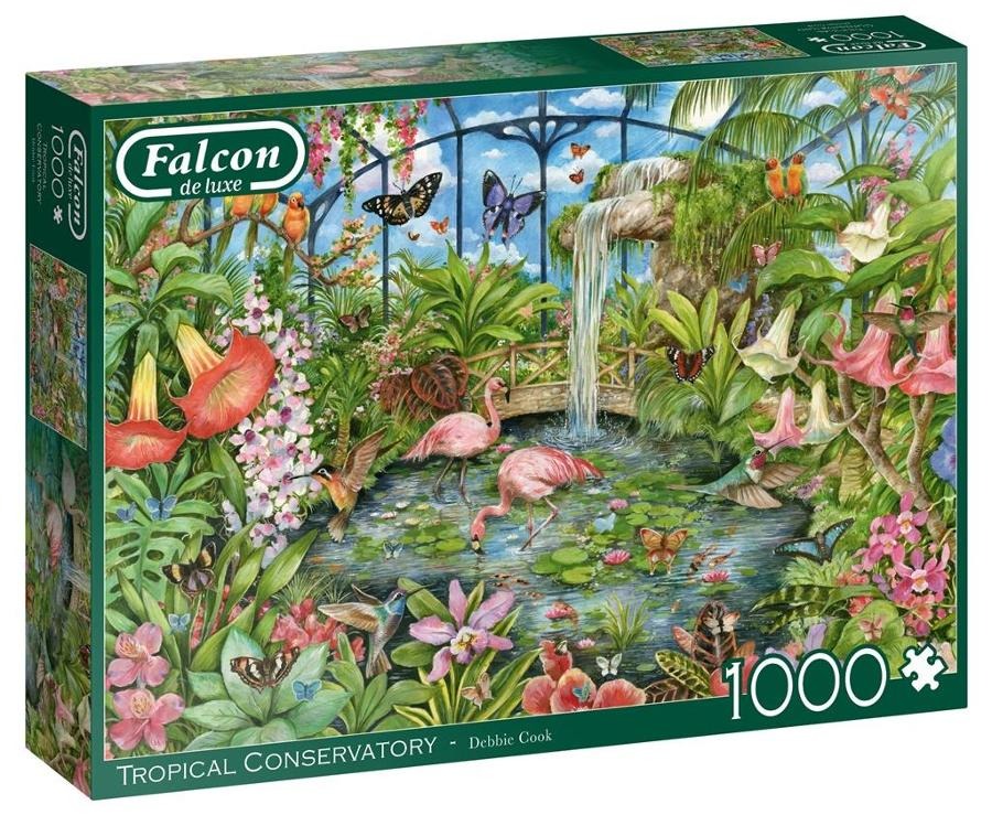 Jumbo, Falcon, Tropikalna oranżeria, puzzle, 1000 elementów
