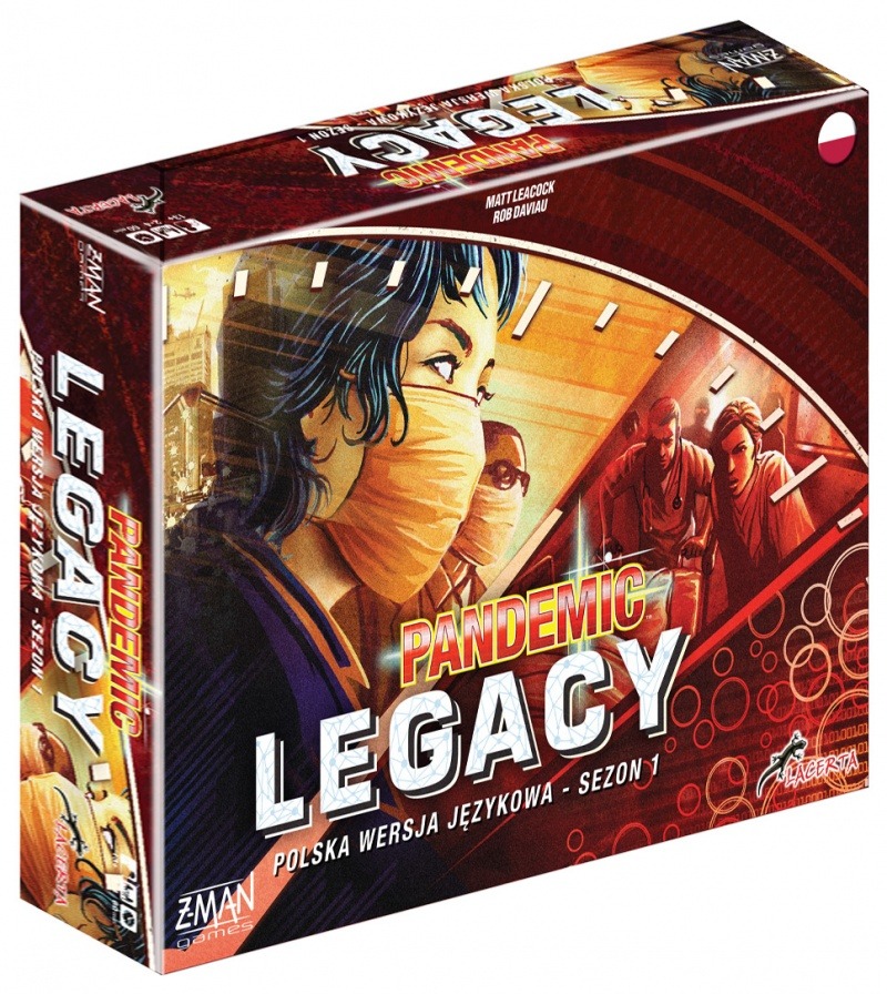 Lacerta, Pandemic (Pandemia) Legacy, edycja czerwona, gra strategiczna