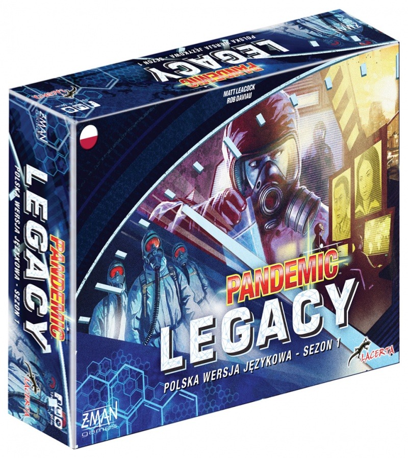 Lacerta, Pandemic (Pandemia) Legacy, edycja niebieska, gra strategiczna