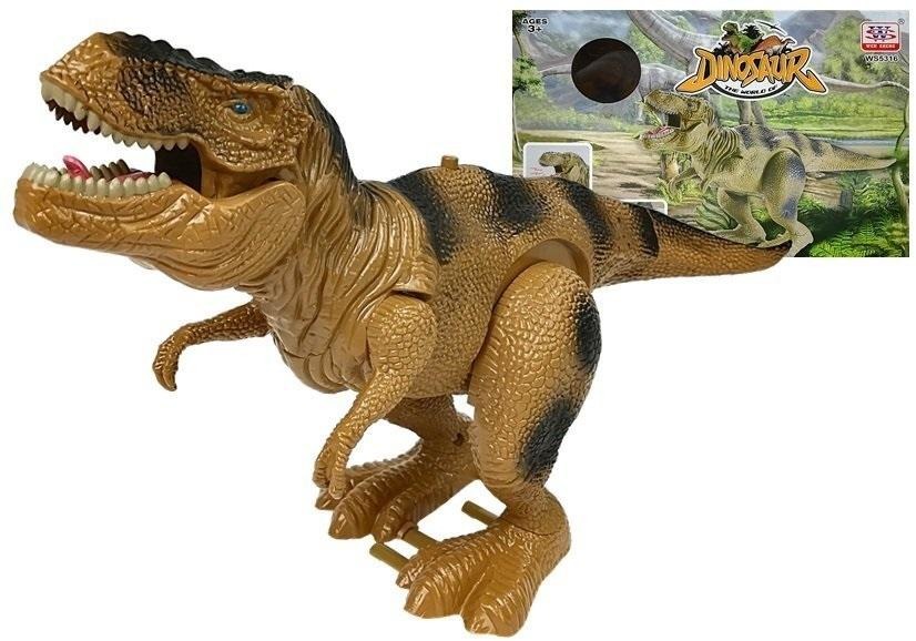 Lean Toys, dinozaur, Tyranozaur Rex, brązowy