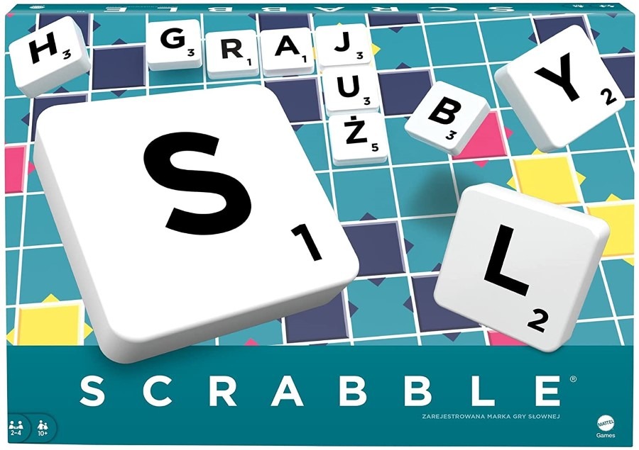 Mattel, Scrabble Original, gra towarzyska