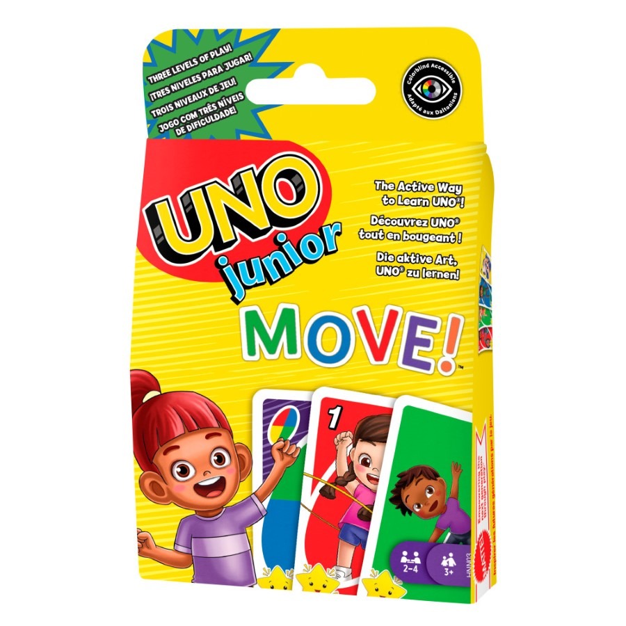 Mattel, UNO Junior Move, gra rodzinna