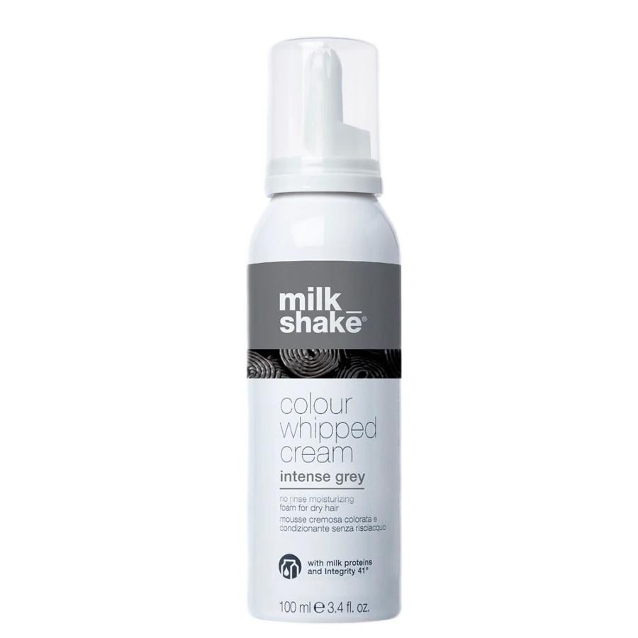 Milk Shake, Colour Whipped Cream, pianka koloryzująca do włosów, Intensywny Szary, 100 ml
