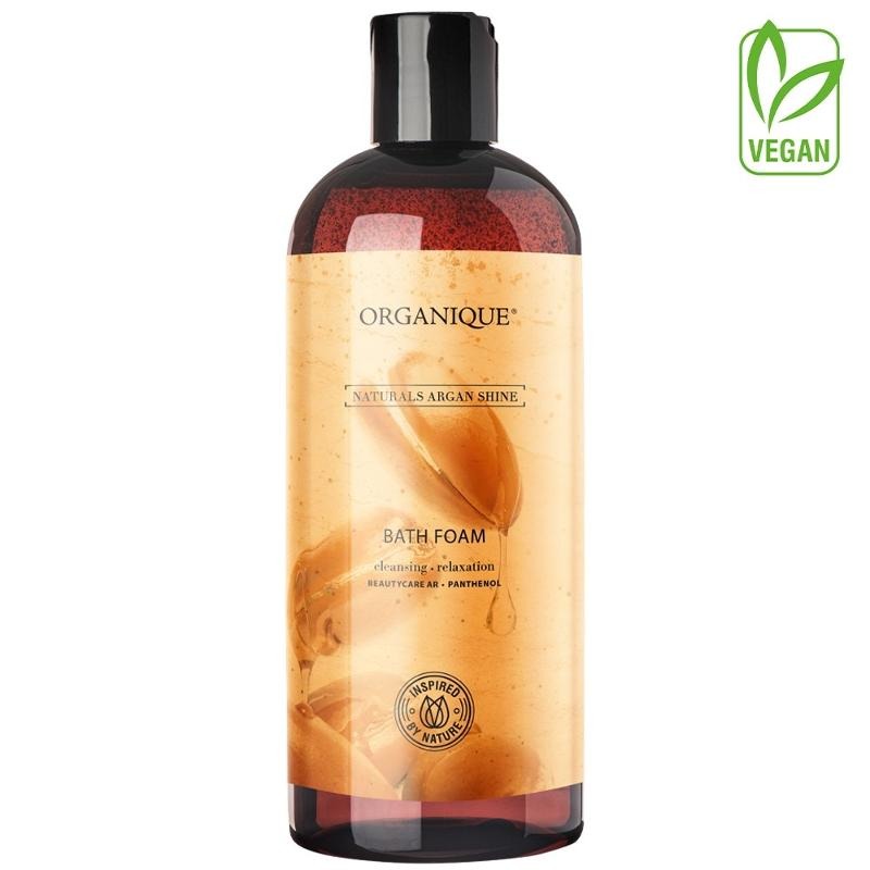 Organique, Naturals Argan Shine, płyn do kąpieli, 400 ml