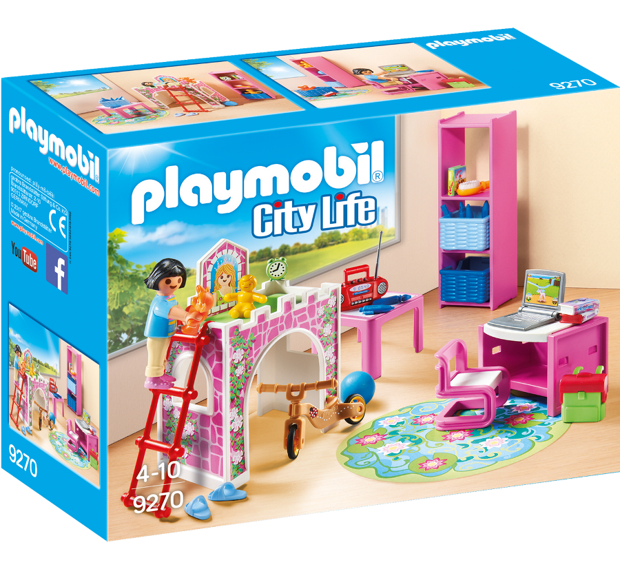 Playmobil Maison De Poupée Mallette City Life Multicolore