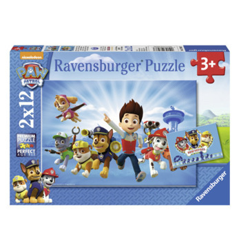 Ravensburger, Psi Patrol, Ryder, puzzle 2w1, 2x12 elementów
