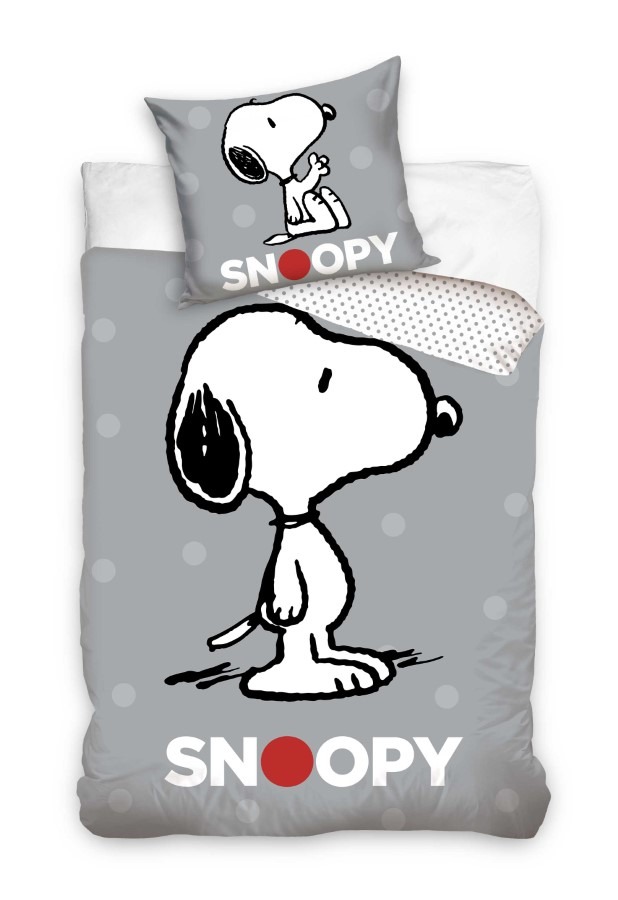 Snoopy, 2-częściowy komplet pościeli, 140x200 cm