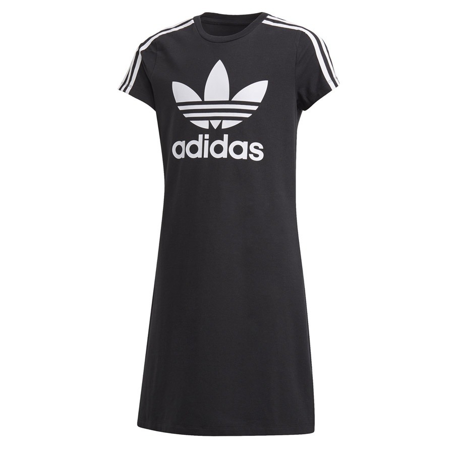 Sukienka dziewczęca z krótkim rękawem, czarna, Adidas Originals Skater  Dress 