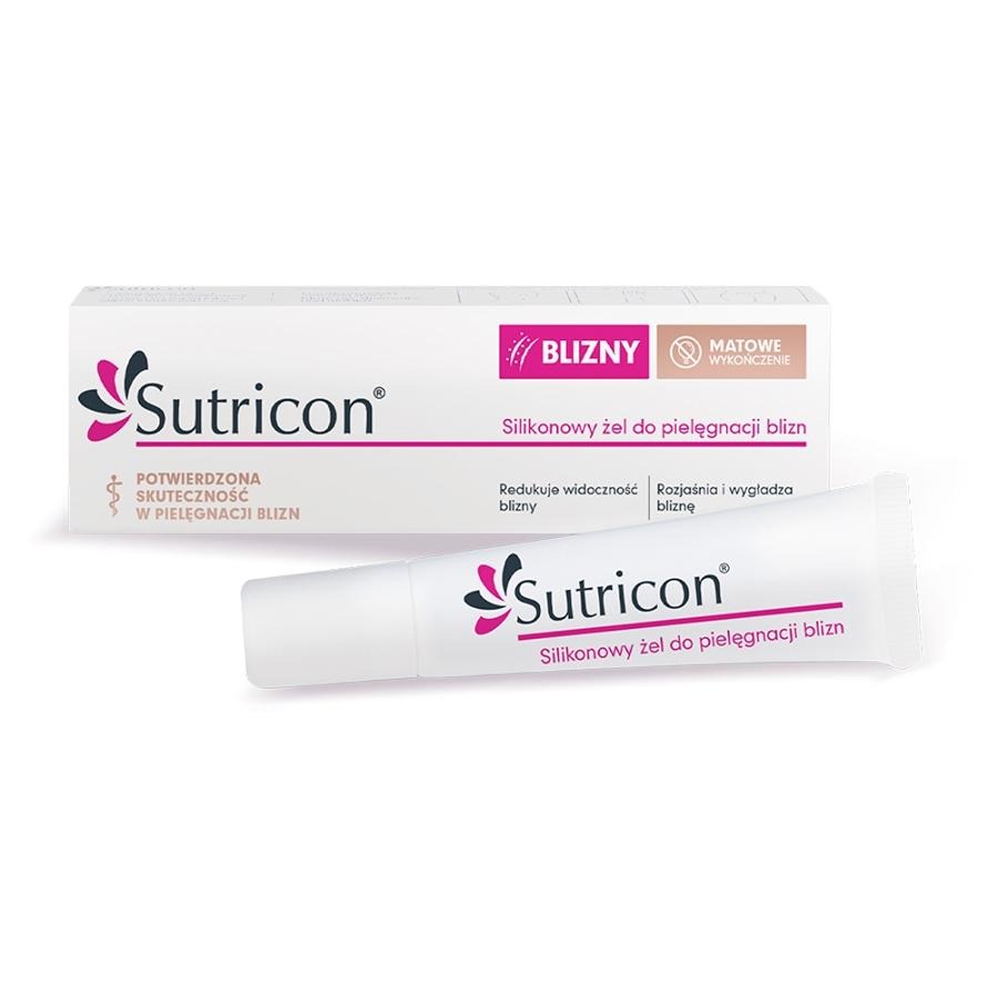 Sutricon, silikonowy żel do pielęgnacji blizn, 15 ml