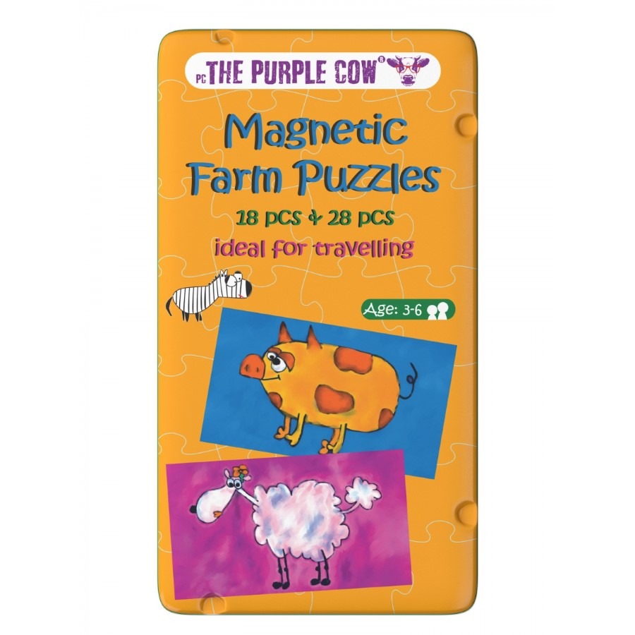 The Purple Cow, Farma, puzzle, gra magnetyczna