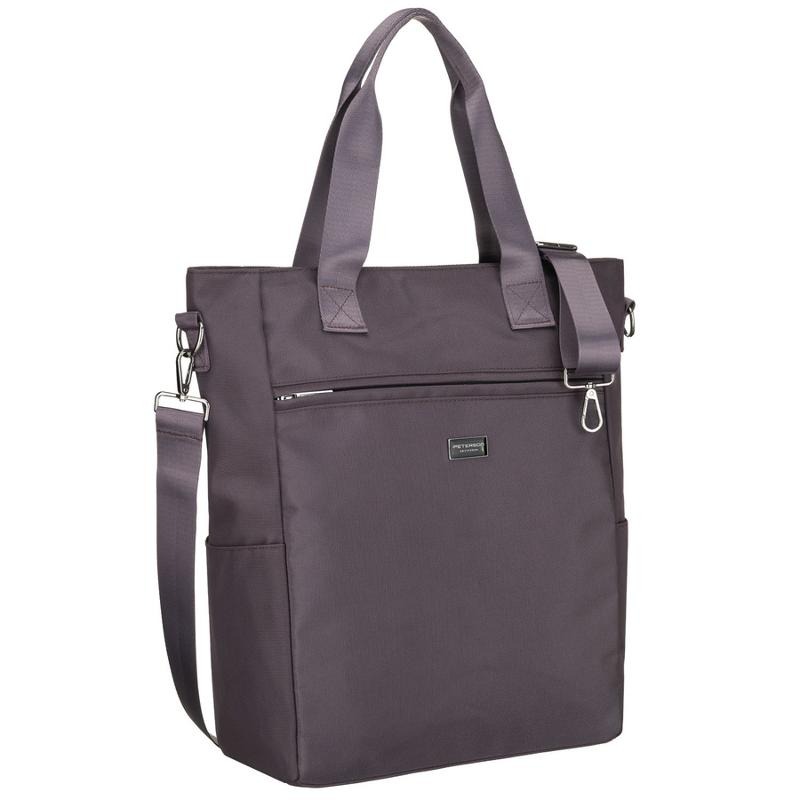 Torebka shopper, szara, Peterson